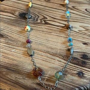 Beaded chain necklace